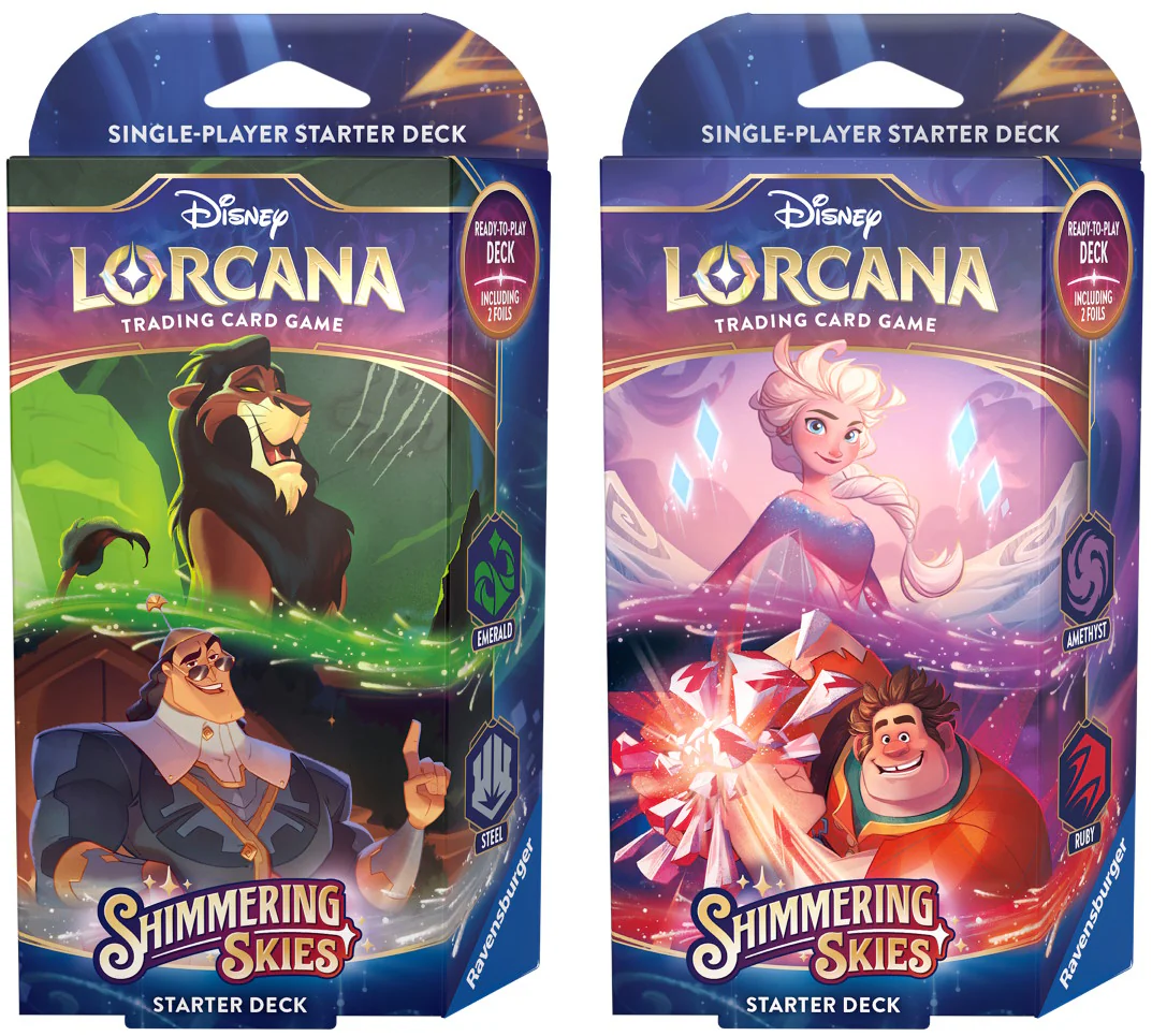 Disney Lorcana Trading Card Game - Shimmering Skies (Set 5) Starter Deck