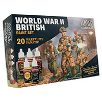 The Army Painter: Warpaints Fanatic Historical Set - WWII British