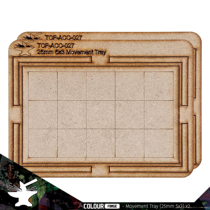 The Colour Forge: Movement Tray 25mm (5 x 3) x 2